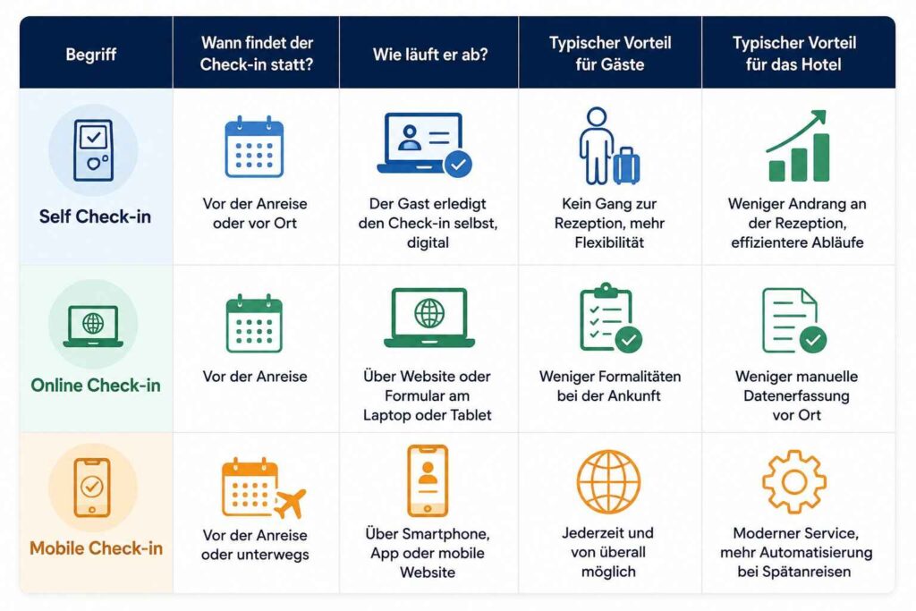 Check-in Vorteile für Gäste und Hoteliers